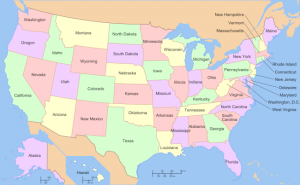 U.S. map